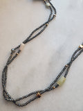 Velatti Hematite & Mixed Semi Precious Stone Necklace