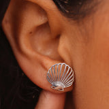 Pura Vida Delicate Shell Stud Earrings