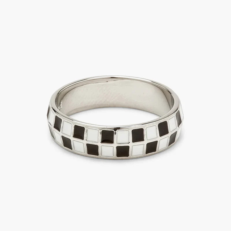 Pura Vida Checkerboard Ring - Size 7