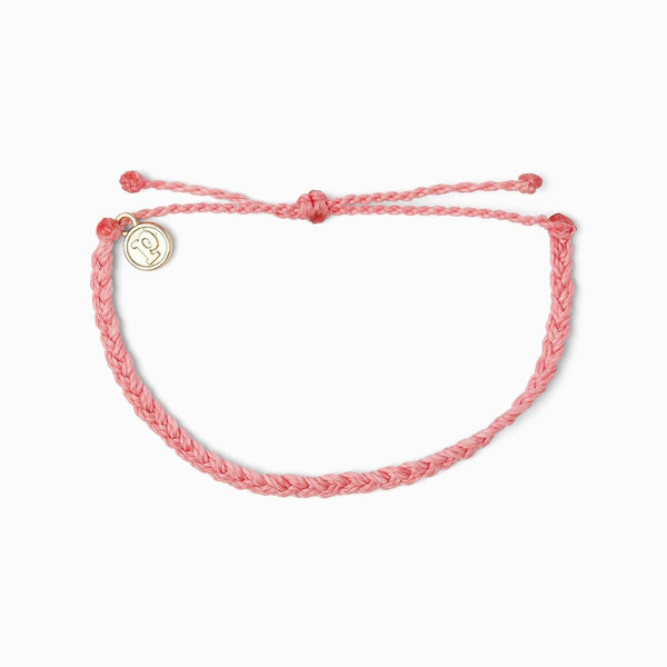 Pura Vida Mini Braided Bracelet in Petal Pink