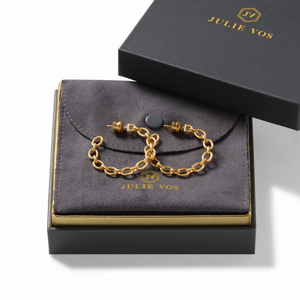 Julie Vos Palermo Gold Hoops