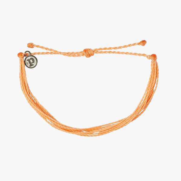 Pura Vida Solid Original Bracelet in Peach