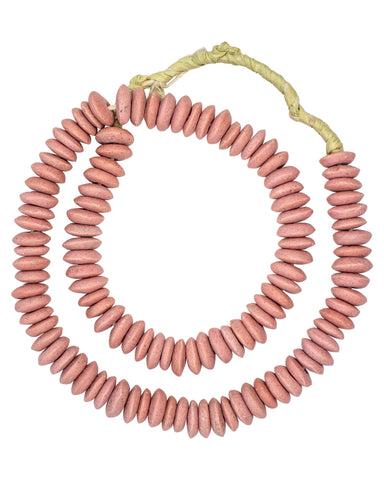 Cristina V. Mid Length Matte Trade Beads - Pink
