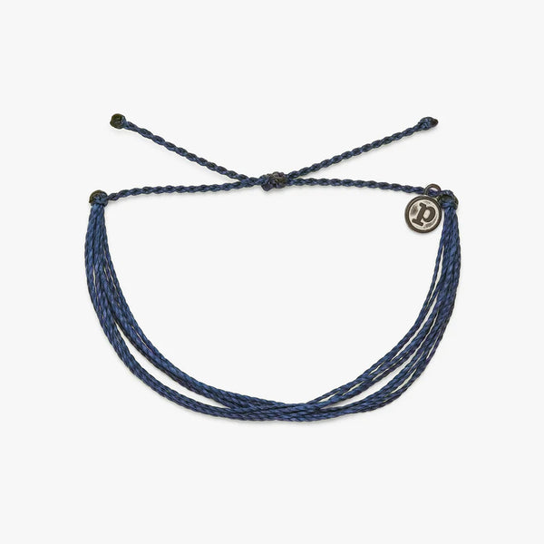 Pura Vida Solid Original Bracelet in Indigo